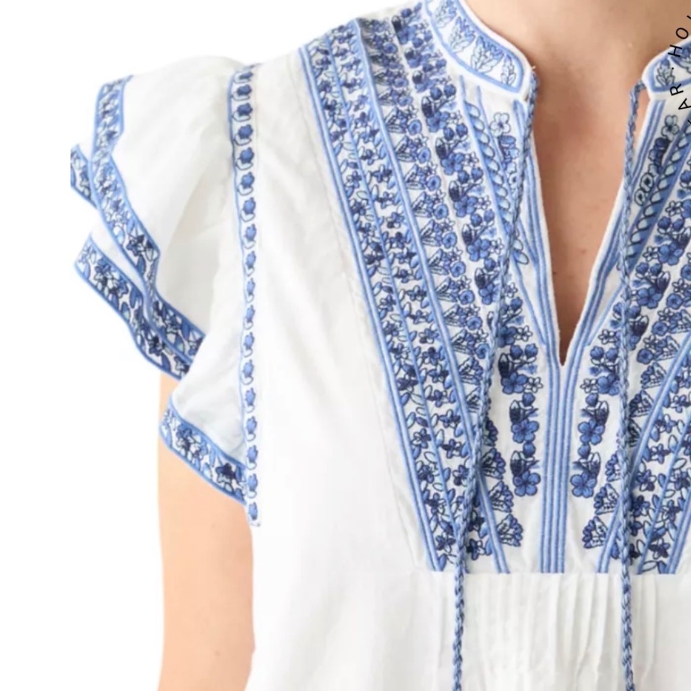 Philosophy Flutter Sleeve Spring Top